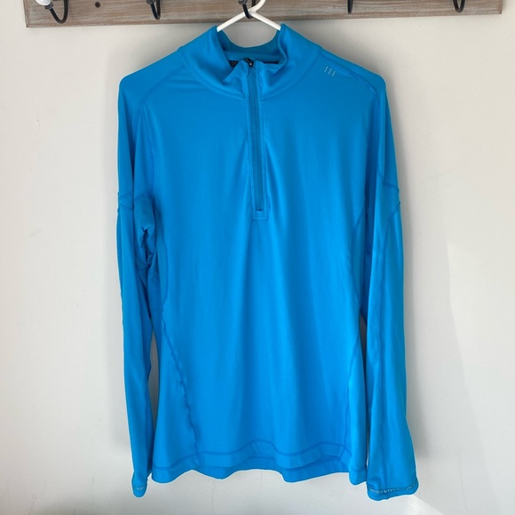 Lululemon Men 1/4 zip sweatshirt, blue, excellent condition - Picture 1 of 7